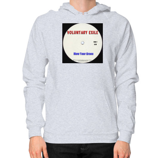 Hoodie (on man) Heather grey - Voluntary Exile