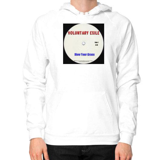Hoodie (on man) White - Voluntary Exile