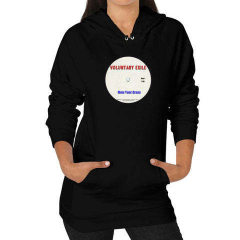 Hoodie (on woman) Black - Voluntary Exile