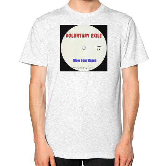 Unisex T-Shirt (on man) Ash grey - Voluntary Exile