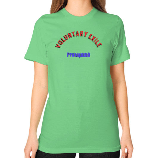 Unisex T-Shirt (on woman) Grass - Voluntary Exile