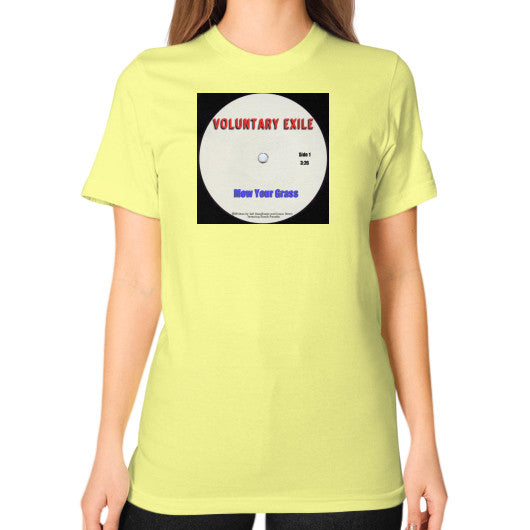 Unisex T-Shirt (on woman) Lemon - Voluntary Exile