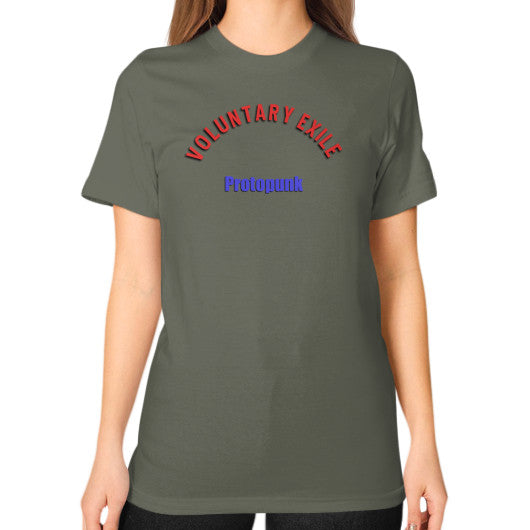 Unisex T-Shirt (on woman) Lieutenant - Voluntary Exile