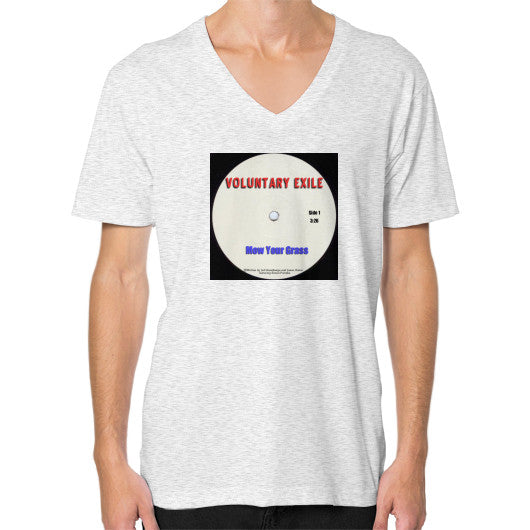 V-Neck (on man) Ash grey - Voluntary Exile