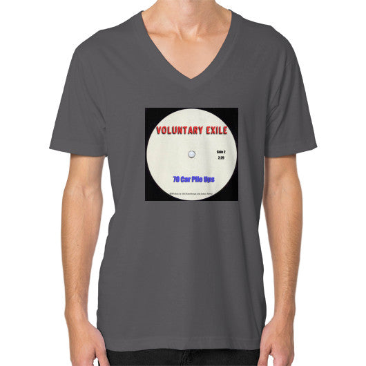 V-Neck (on man) Asphalt - Voluntary Exile