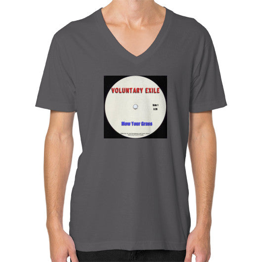 V-Neck (on man) Asphalt - Voluntary Exile