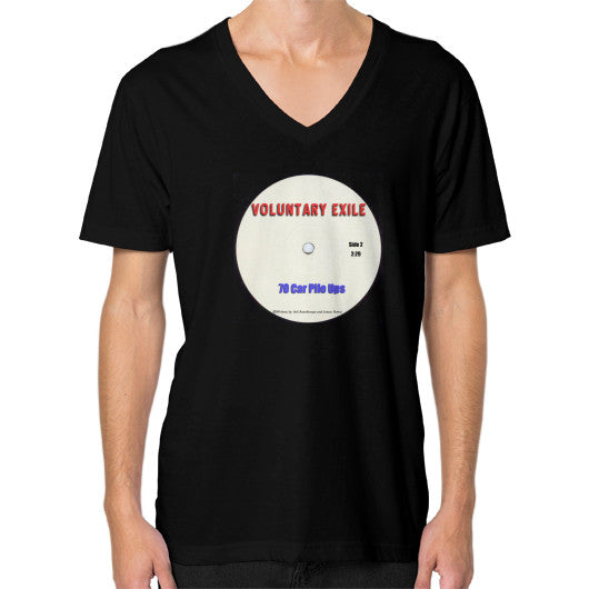 V-Neck (on man) Black - Voluntary Exile