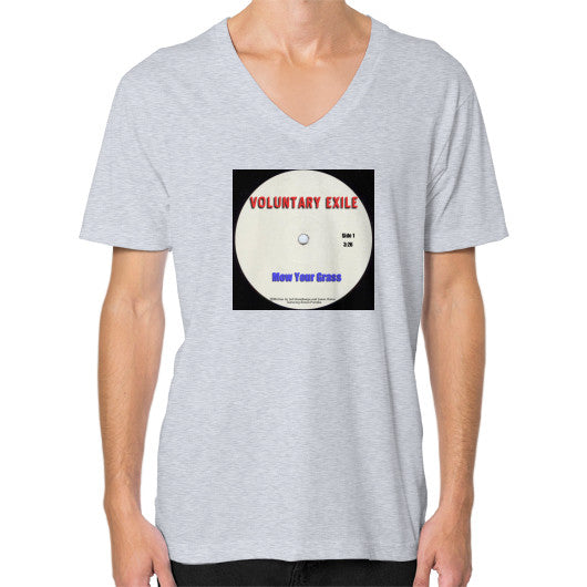 V-Neck (on man) Heather grey - Voluntary Exile