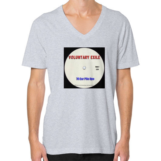 V-Neck (on man) Heather grey - Voluntary Exile
