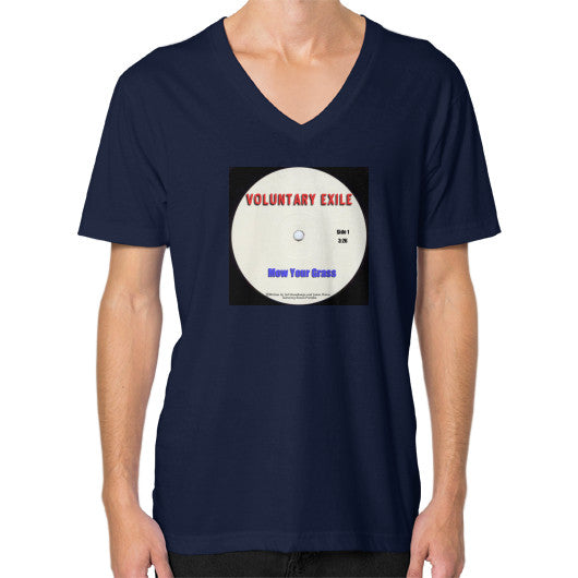 V-Neck (on man) Navy - Voluntary Exile