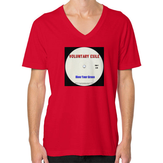 V-Neck (on man) Red - Voluntary Exile
