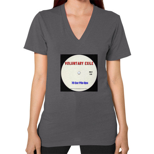 V-Neck (on woman) Asphalt - Voluntary Exile