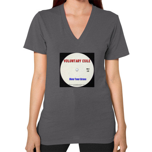 V-Neck (on woman) Asphalt - Voluntary Exile