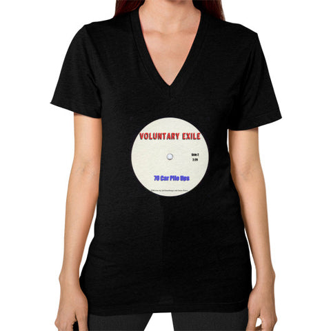 V-Neck (on woman) Black - Voluntary Exile