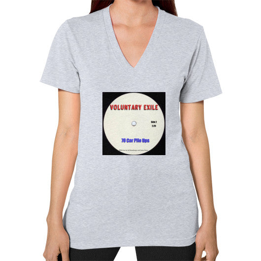 V-Neck (on woman) Heather grey - Voluntary Exile