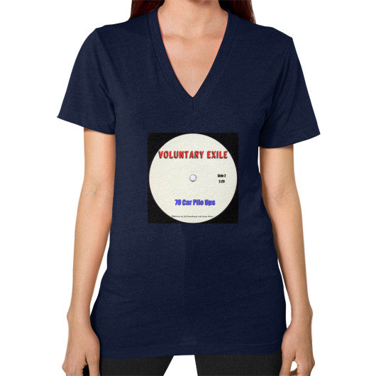 V-Neck (on woman) Navy - Voluntary Exile