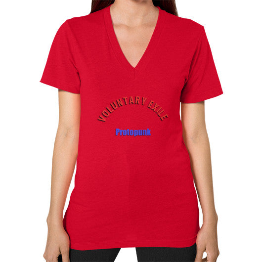 V-Neck (on woman) Red - Voluntary Exile