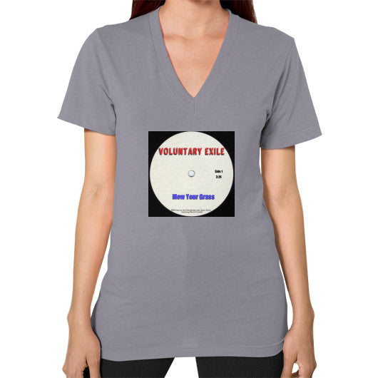V-Neck (on woman) Slate - Voluntary Exile