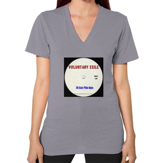 V-Neck (on woman) Slate - Voluntary Exile