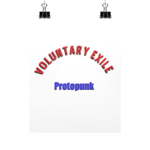 Vertical Fine Art Prints (Posters) 8.5x11 - Voluntary Exile