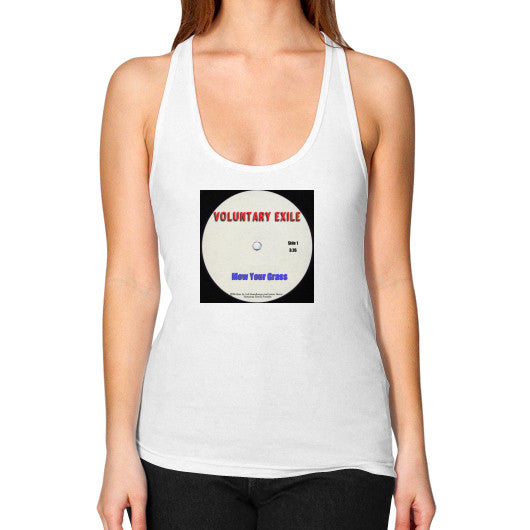 Women's Racerback Tank White - Voluntary Exile