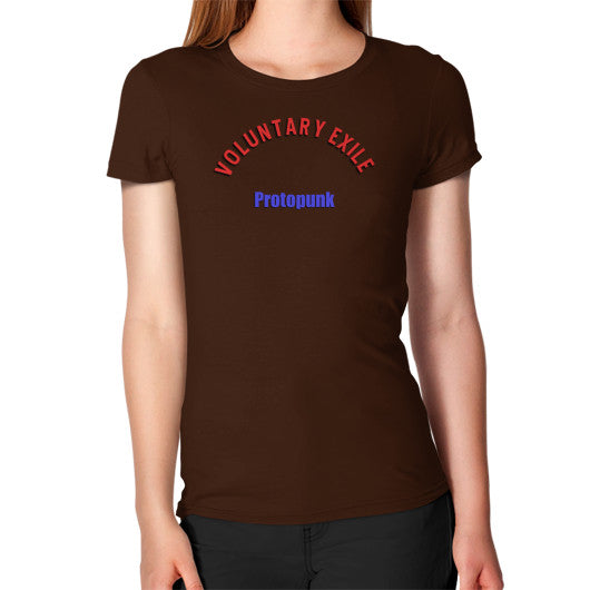 Women's T-Shirt Brown - Voluntary Exile