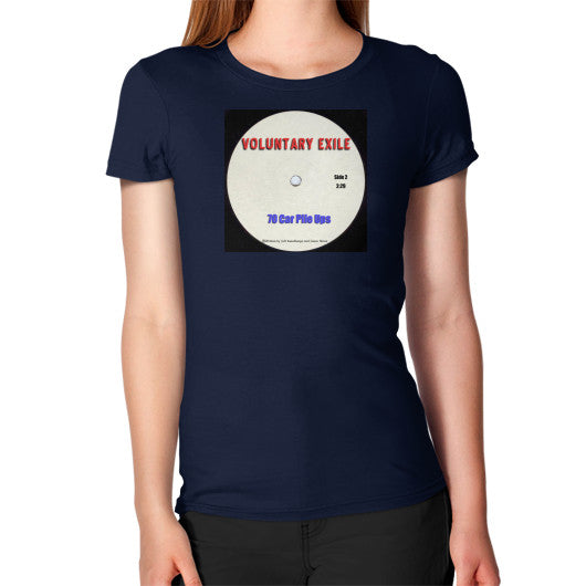 Women's T-Shirt Navy - Voluntary Exile