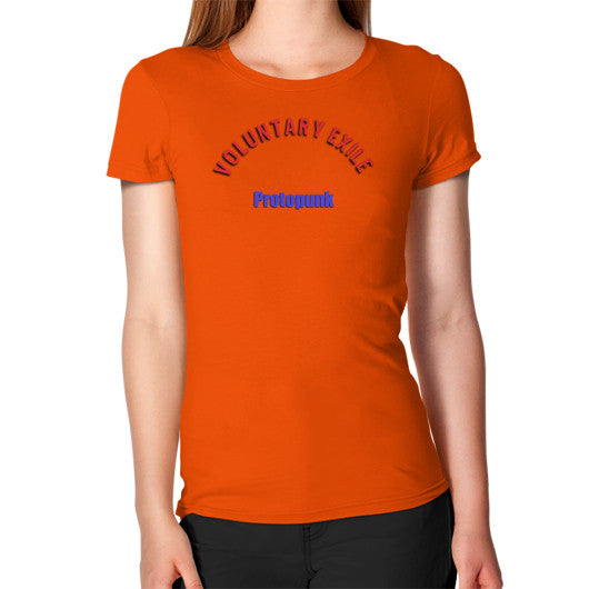 Women's T-Shirt Orange - Voluntary Exile