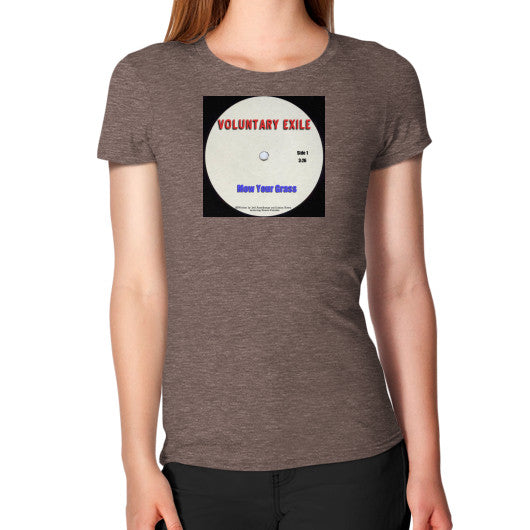 Women's T-Shirt Tri-Blend Coffee - Voluntary Exile